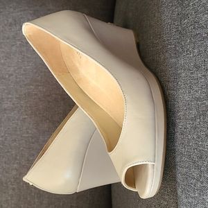 Nude Naturalizer 'Sienna' Wedge Pump